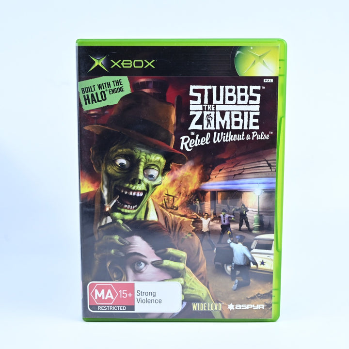 Stubbs The Zombie In Rebel Without a Pulse - Original Xbox Game + Manual - PAL