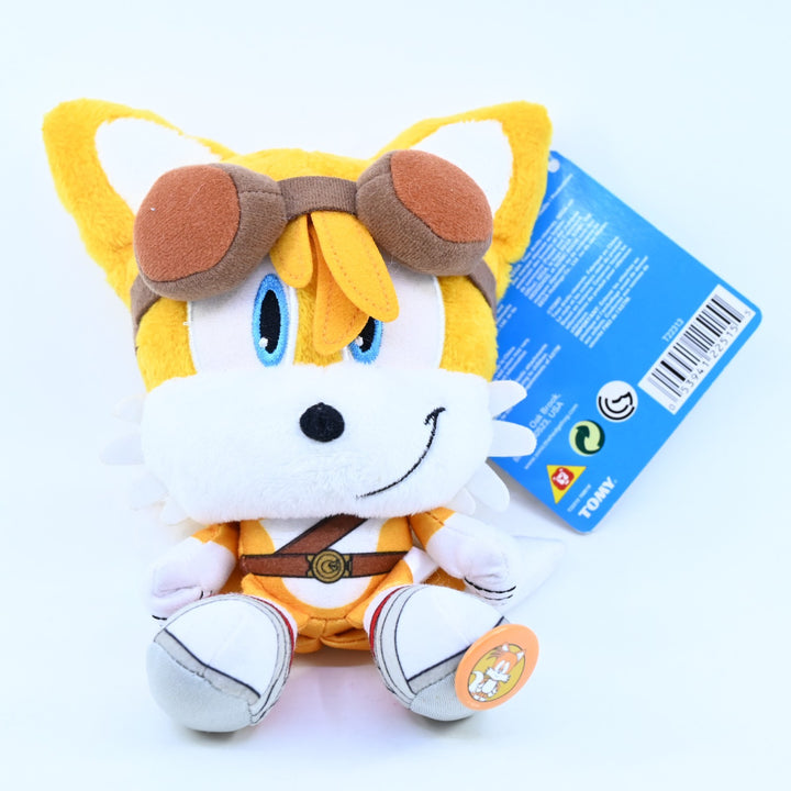 Sonic Boom Big Head Plush Tails - with Tag + Pin - Tomy - Sonic the Hedgehog Toy