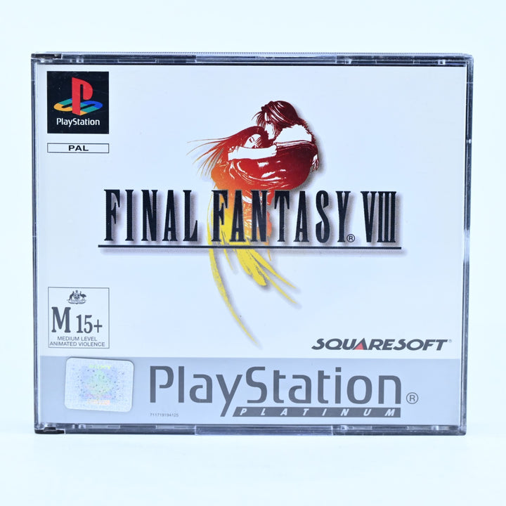 Final Fantasy VIII - Sony Playstation 1 / PS1 Game + Manual - PAL - MINT DISC!