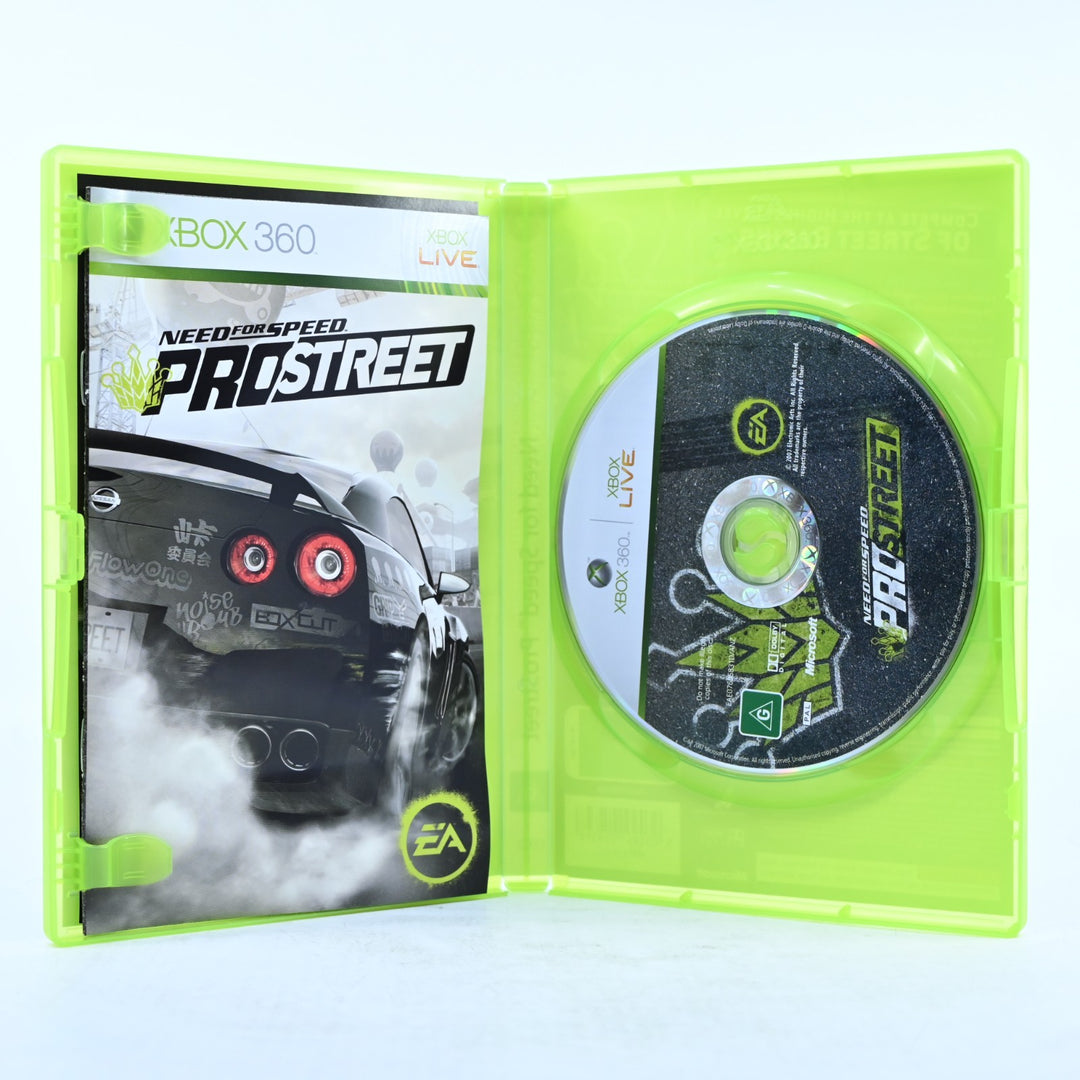 Need for Speed ProStreet - Xbox 360 Game + Manual - PAL - MINT DISC!