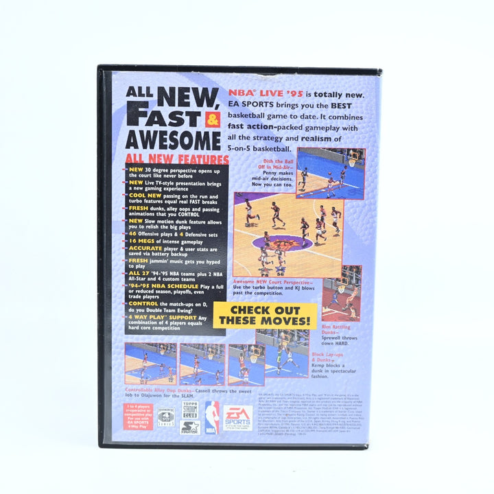 NBA Live 95 - Sega Mega Drive / Sega Genesis Game - PAL - No Manual - FREE POST!