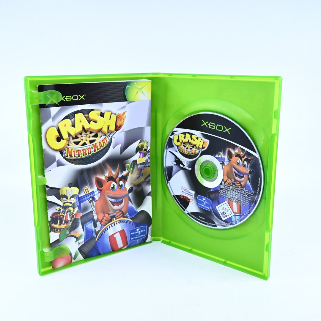 Crash Nitro Kart - Original Xbox Game + Manual - PAL - MINT DISC!