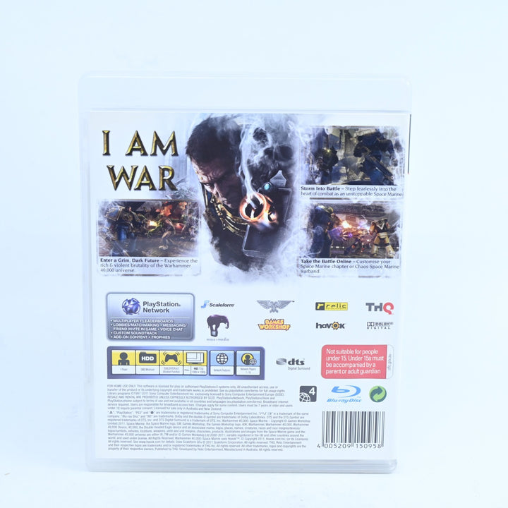 Warhammer 40K: Space Marine - Sony Playstation 3 / PS3 Game + Manual