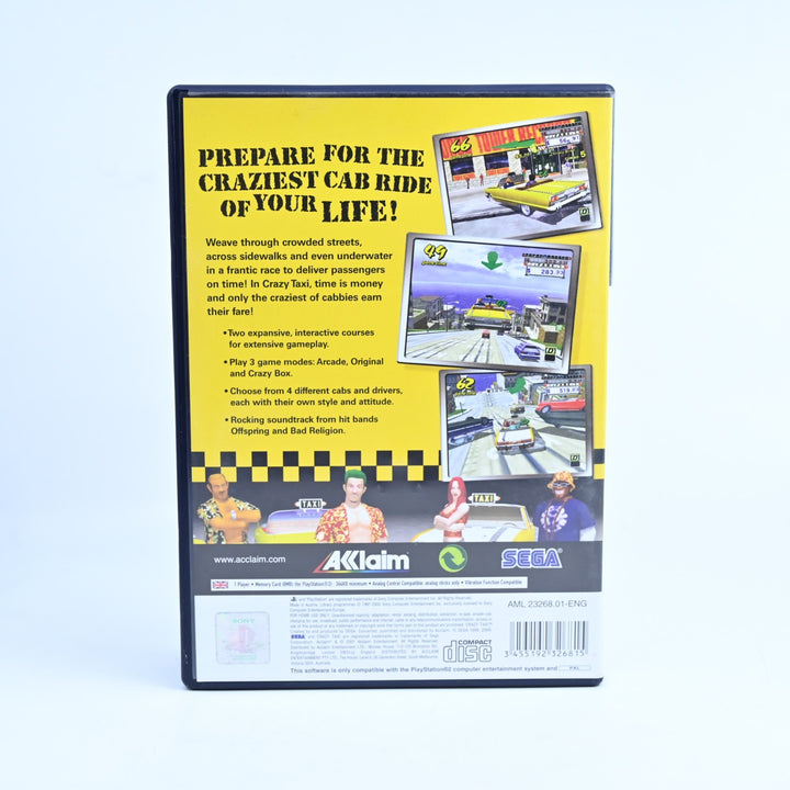 Crazy Taxi - Sony Playstation 2 / PS2 Game + Manual - PAL - NM DISC!