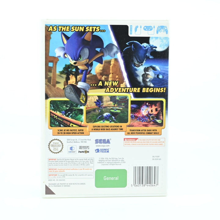 Sonic Unleashed #3 - Nintendo Wii Game - PAL - FREE POST!