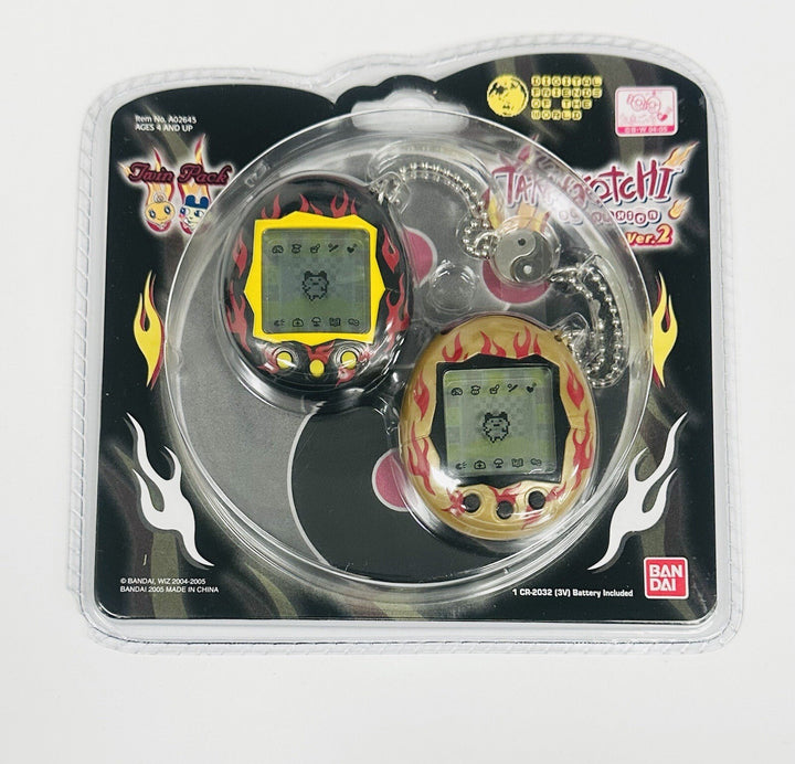 SEALED! Tamagotchi Connexion V2 Twin Pack Flames Bandai Ultra Rare Japan OVP