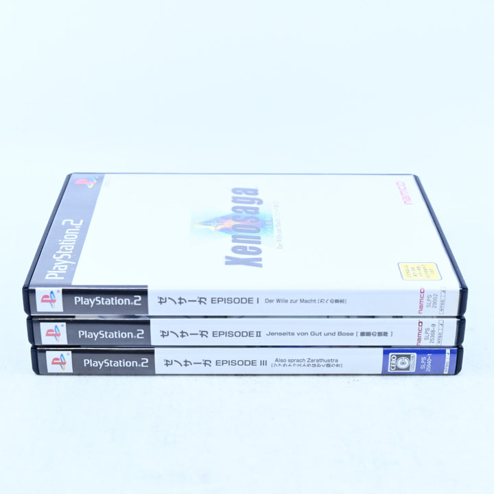 Xenosaga Episode I + II + III - Sony Playstation 2 / PS2 Game + Manual - NTSC-J