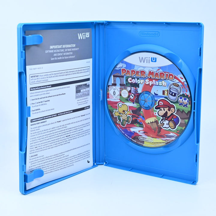 Paper Mario: Color Splash - Nintendo Wii U Game - PAL - FREE POST!