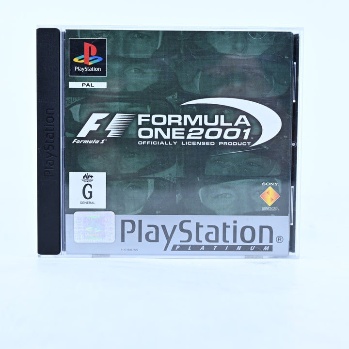 Formula One 2001 - Sony Playstation 1 / PS1 Game + Manual - PAL - MINT DISC!