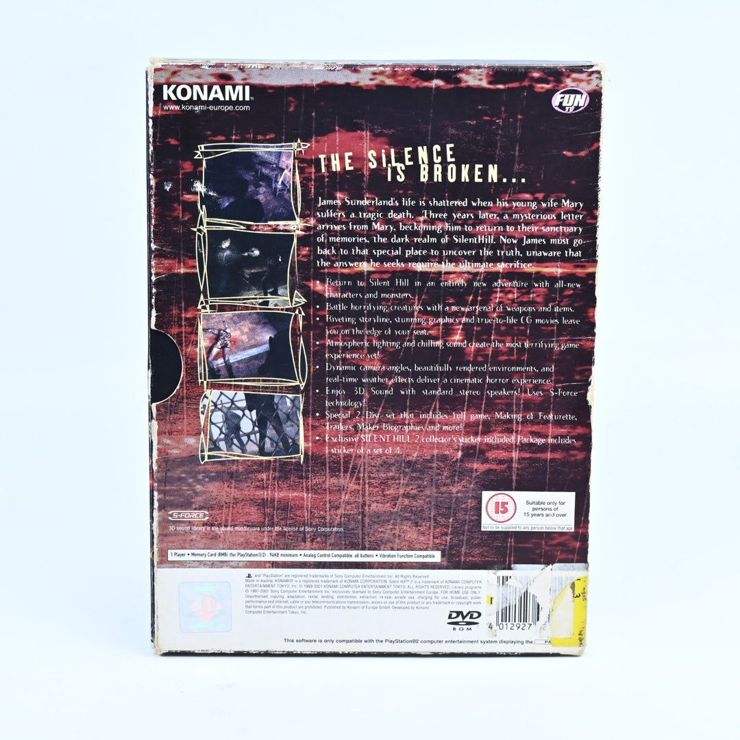 Silent Hill 2 - Sony Playstation 2 / PS2 Game + Manual - PAL - MINT DISCS!