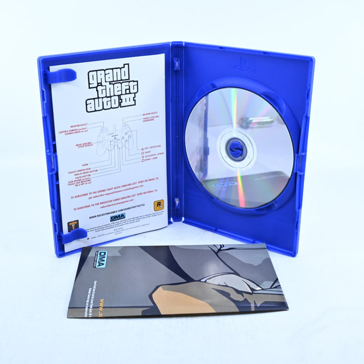Grand Theft Auto III - Sony Playstation 2 / PS2 Game + Manual + Map - MINT DISC!
