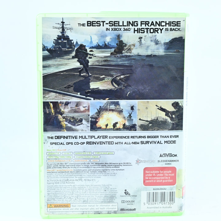 Call of Duty: Modern Warfare 3 - MW3 - Xbox 360 Game -  No Manual - FREE POST!