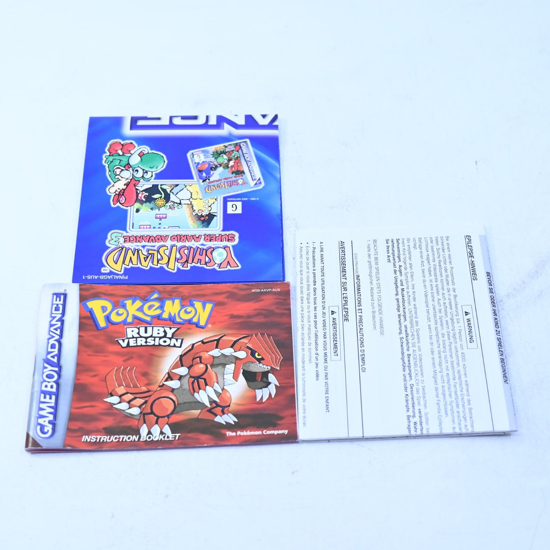 Pokemon Ruby Version - Nintendo Gameboy Advance / GBA Boxed Game - AUS PAL