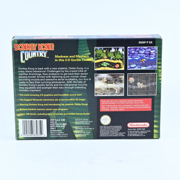 Donkey Kong Country - Super Nintendo/ SNES Boxed Game - PAL Excellent Condition!