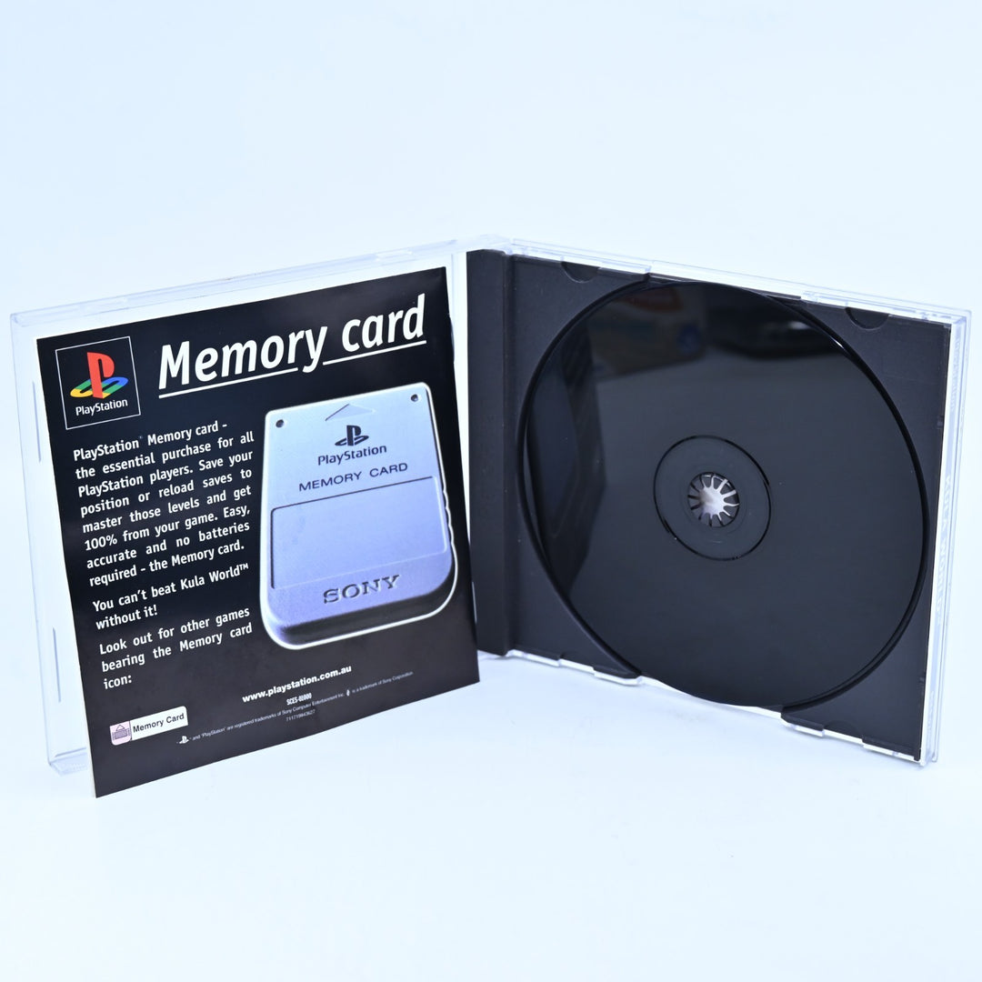 Kula World - Sony Playstation 1 / PS1 Game + Manual - PAL - MINT DISC!