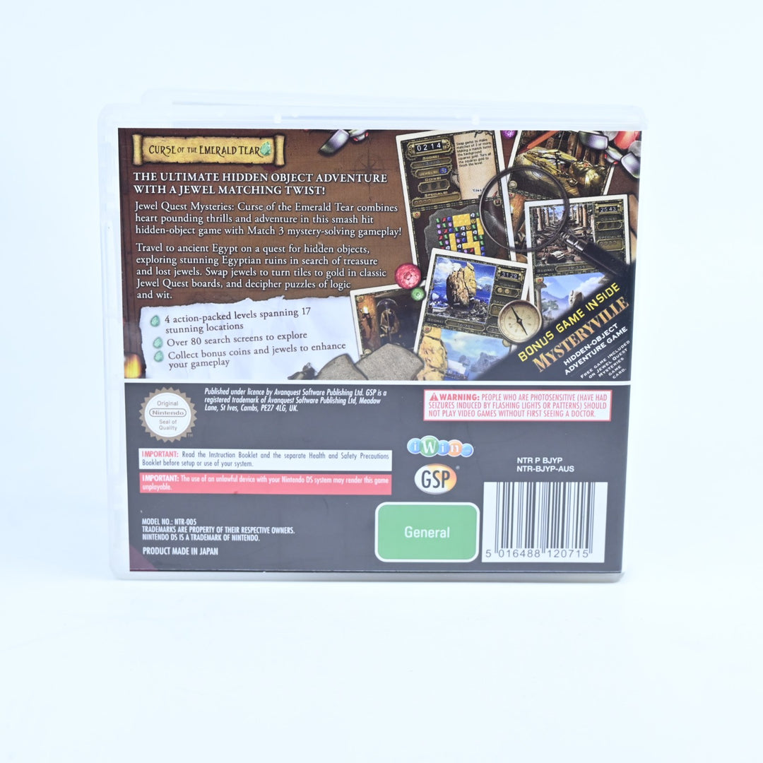 Jewel Quest Masteries: Curse Of The Emerald Tear - Nintendo DS Game - PAL
