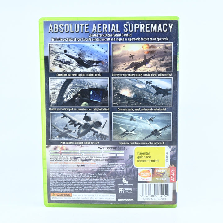 Ace Combat 6: Fires of Liberation - Xbox 360 Game + Manual - PAL - MINT DISC!