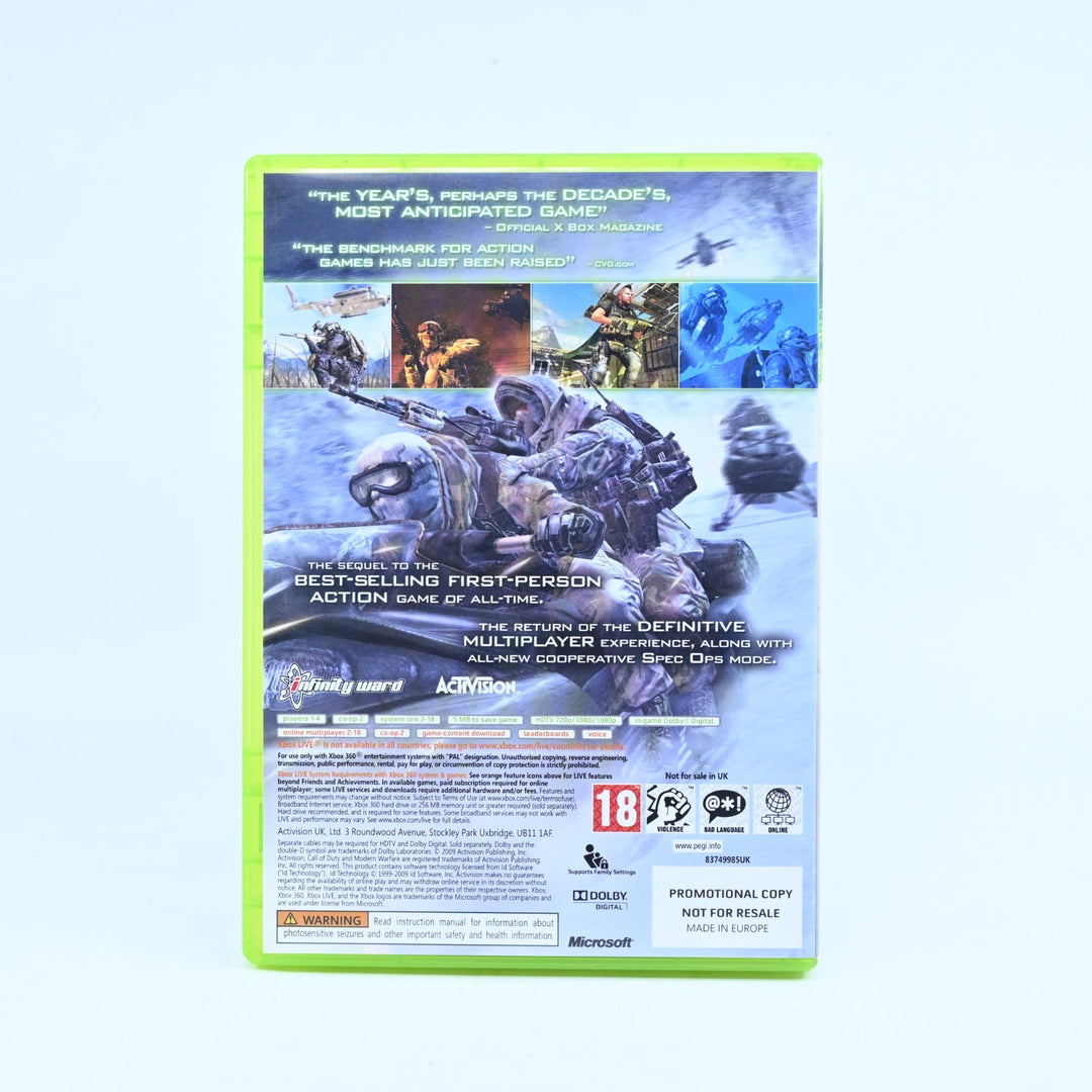 Call of Duty: Modern Warfare 2 - Xbox 360 Game - No Manual - PAL - MINT DISC!