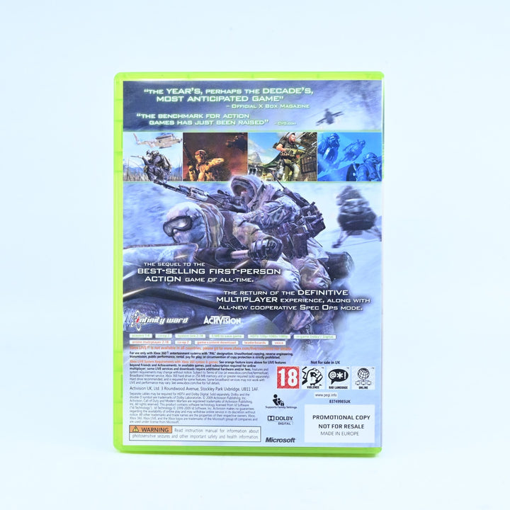 Call of Duty: Modern Warfare 2 - Xbox 360 Game - No Manual - PAL - MINT DISC!