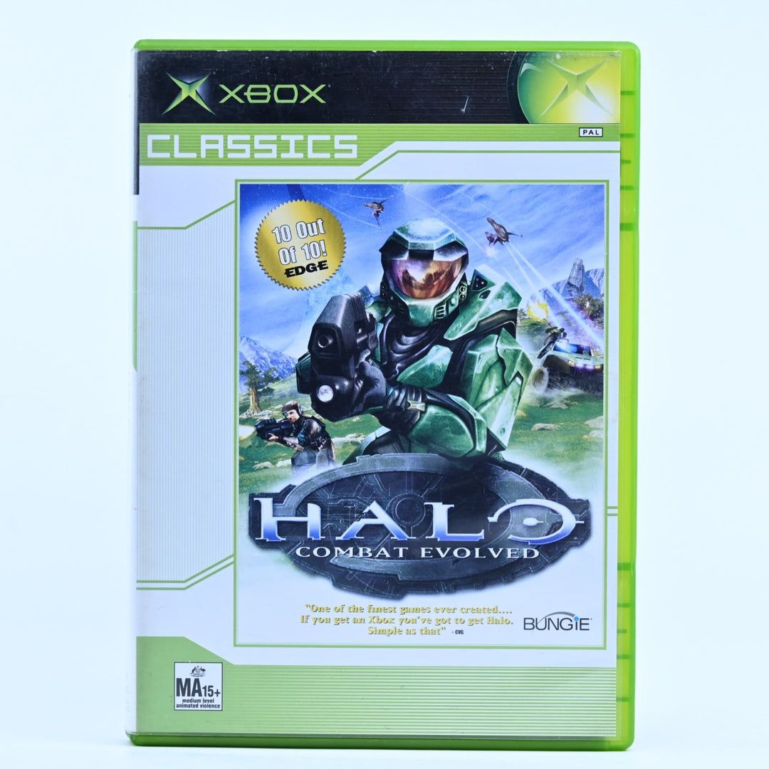 Halo: Combat Evolved - Original Xbox Game + Manual - PAL - MINT DISC!