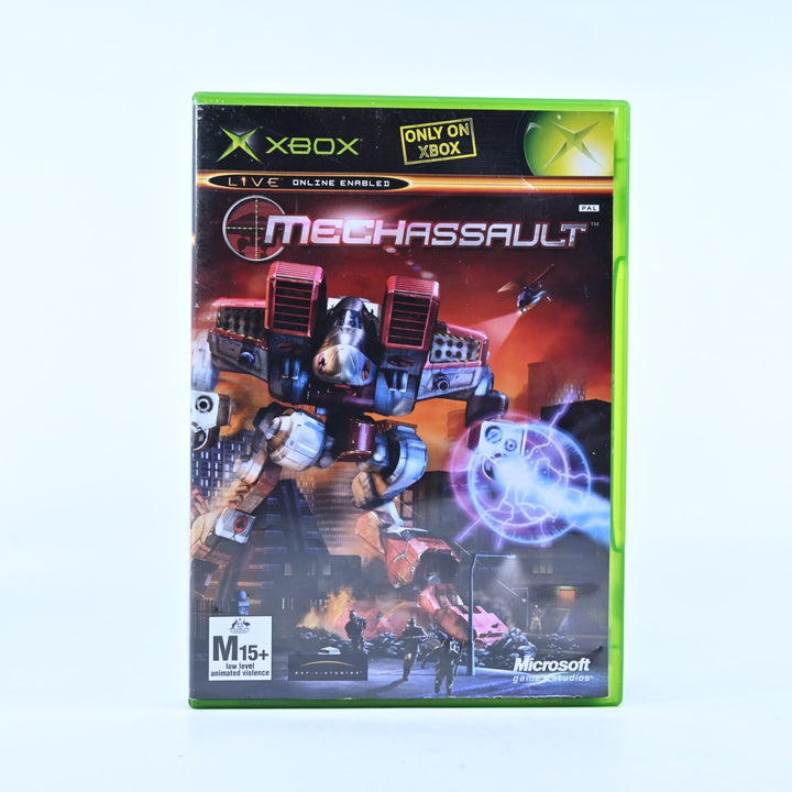 MechAssault - Original Xbox Game + Manual - PAL - MINT DISC!