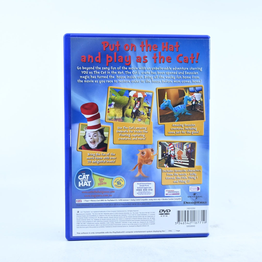 The Cat in the Hat - Sony Playstation 2 / PS2 Game + Manual - PAL - MINT DISC!