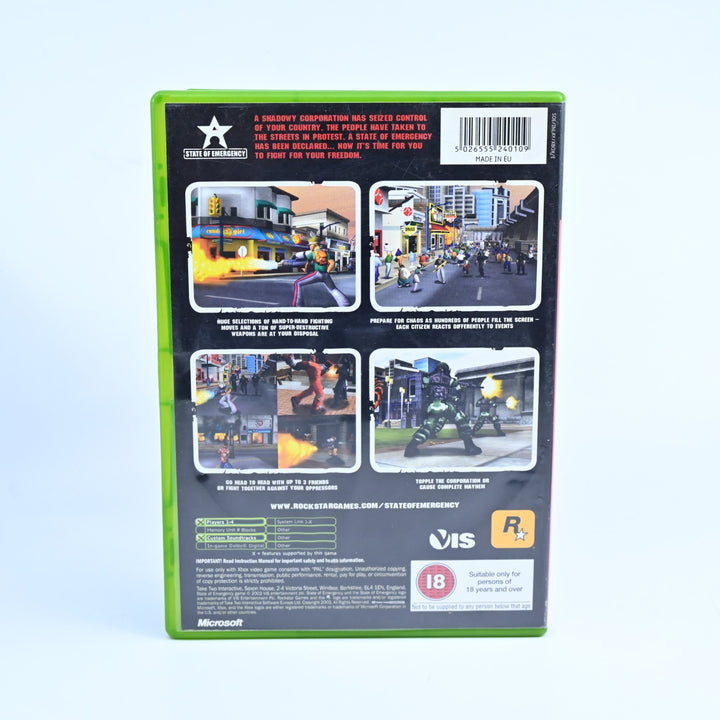 State of Emergency - Original Xbox Game - No Manual - Ex-Rental - PAL
