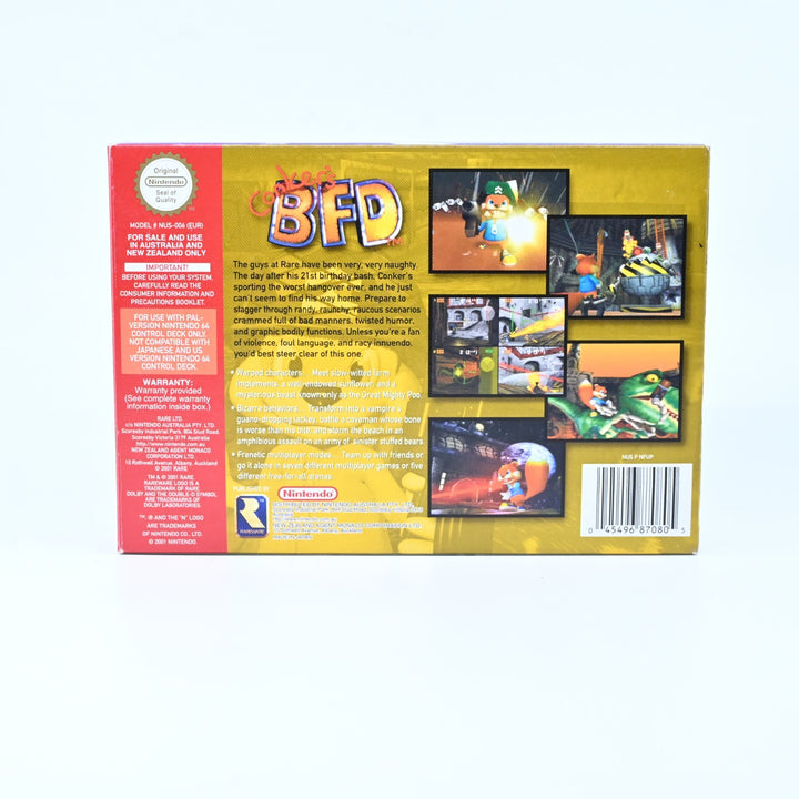 Conker's Bad Fur Day - N64 / Nintendo 64 Boxed Game - PAL - FREE POST!