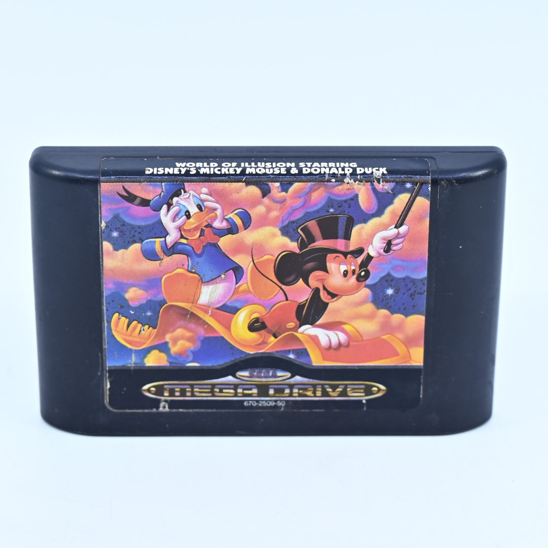 World of Illusion - Sega Mega Drive Game - Cartridge Only - PAL - FREE POST!