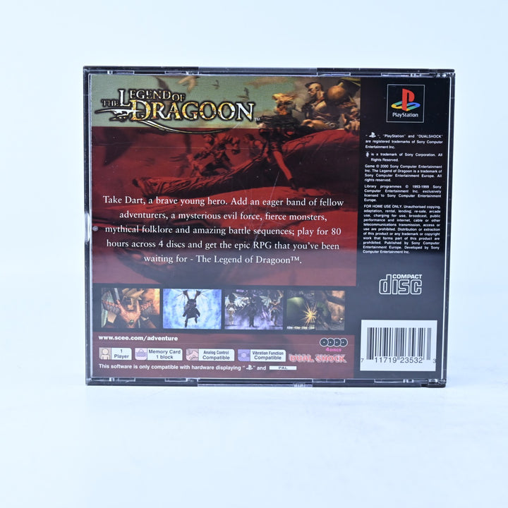 The Legend of Dragoon - Sony Playstation 1 / PS1 Game + Manual - PAL