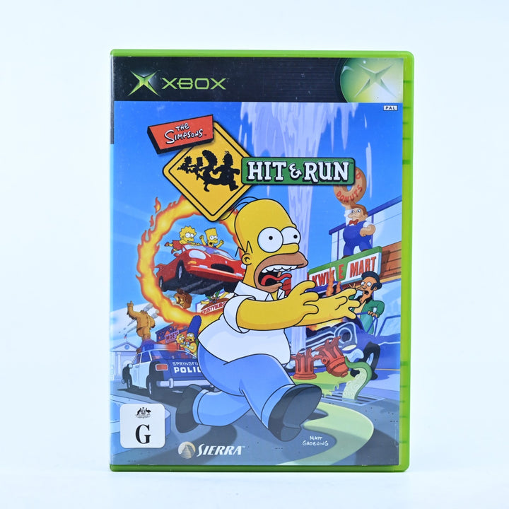 The Simpsons Hit & Run - Original Xbox Game + Manual - PAL - MINT DISC!