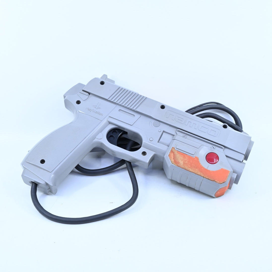 Point Blank - G-Con45 &amp; Game Bundle - PS1 Game + Manual + Light Gun - PAL