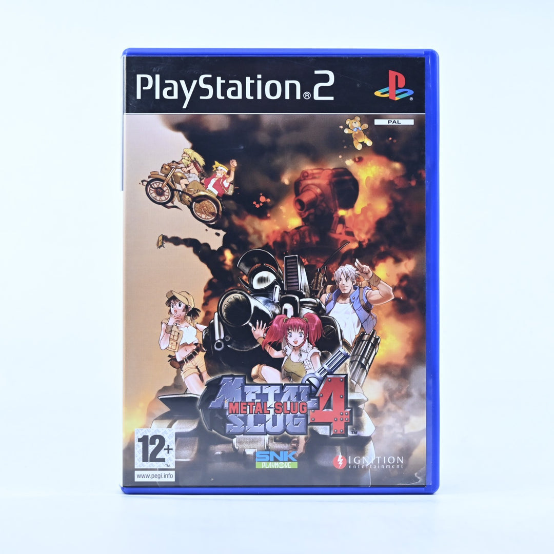 Metal Slug 4 - Sony Playstation 2 / PS2 Game + Manual - PAL - MINT DISC!