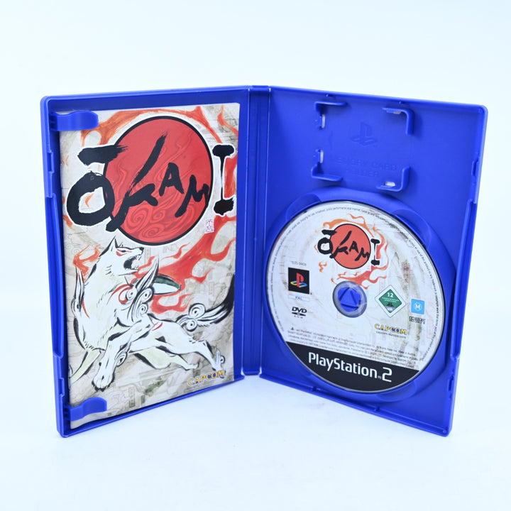 Okami - Sony Playstation 2 / PS2 Game + Manual - PAL - MINT DISC!