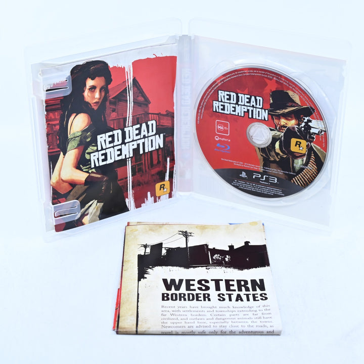 Red Dead Redemption - Alternate Art Cover - PS3 Game + Manual + Map