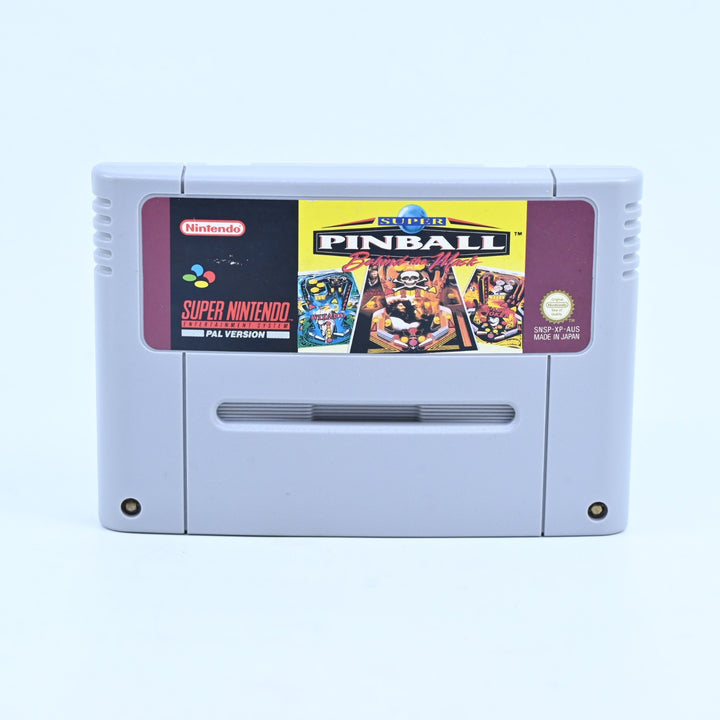 Super Pinball: Behind the Mask - Super Nintendo / SNES Game - PAL - FREE POST!