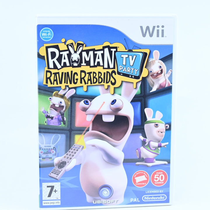 Rayman Raving Rabbids: TV Party - Nintendo Wii Game + Manual - PAL