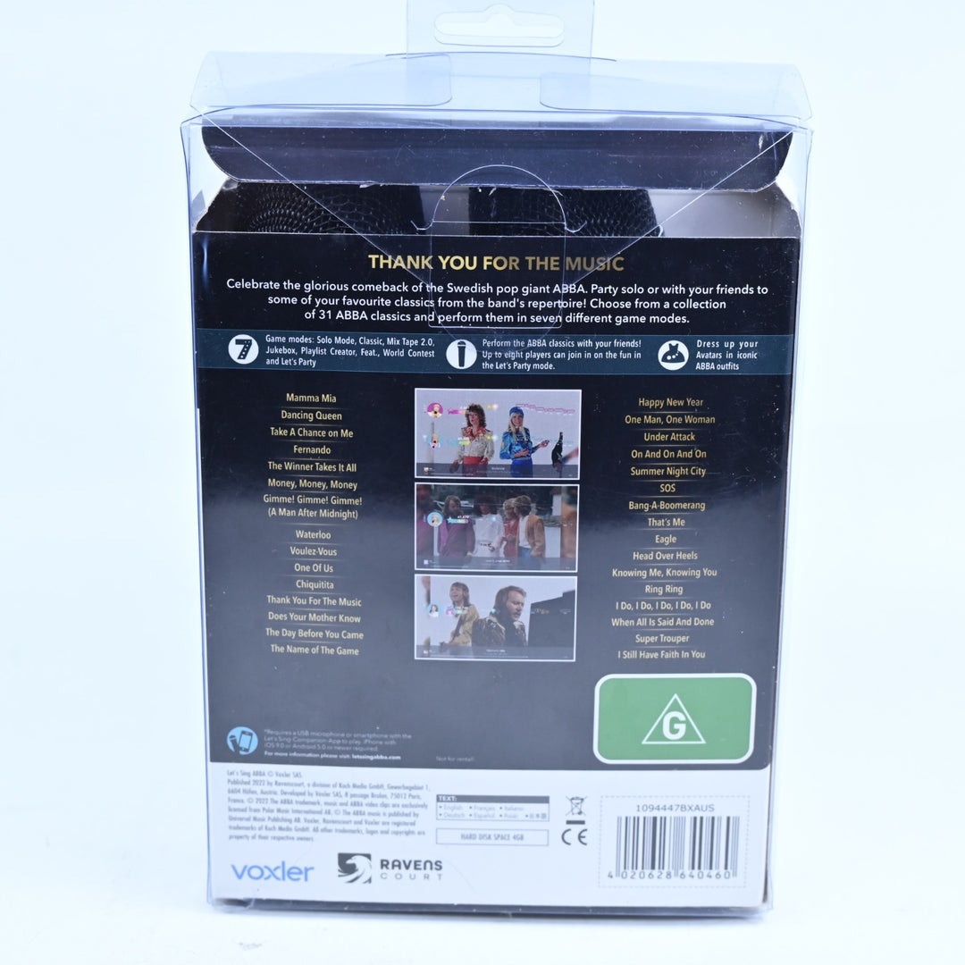 Let's Sing: ABBA - SEALED GAME! - Nintendo Switch Game - FREE POST!