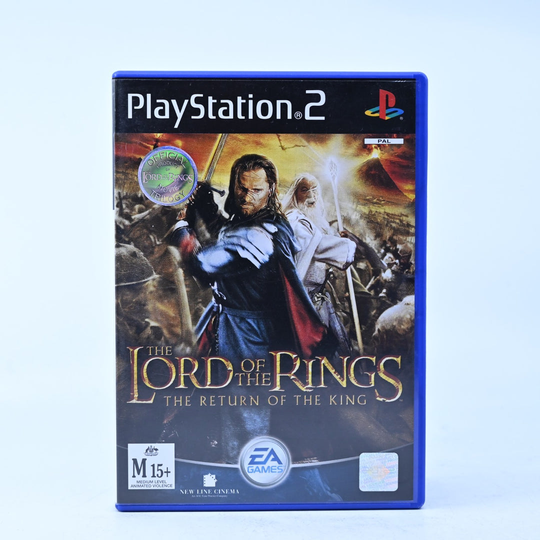 The Lord of the Rings: The Return of the King - PS2 Game + Manual - PAL
