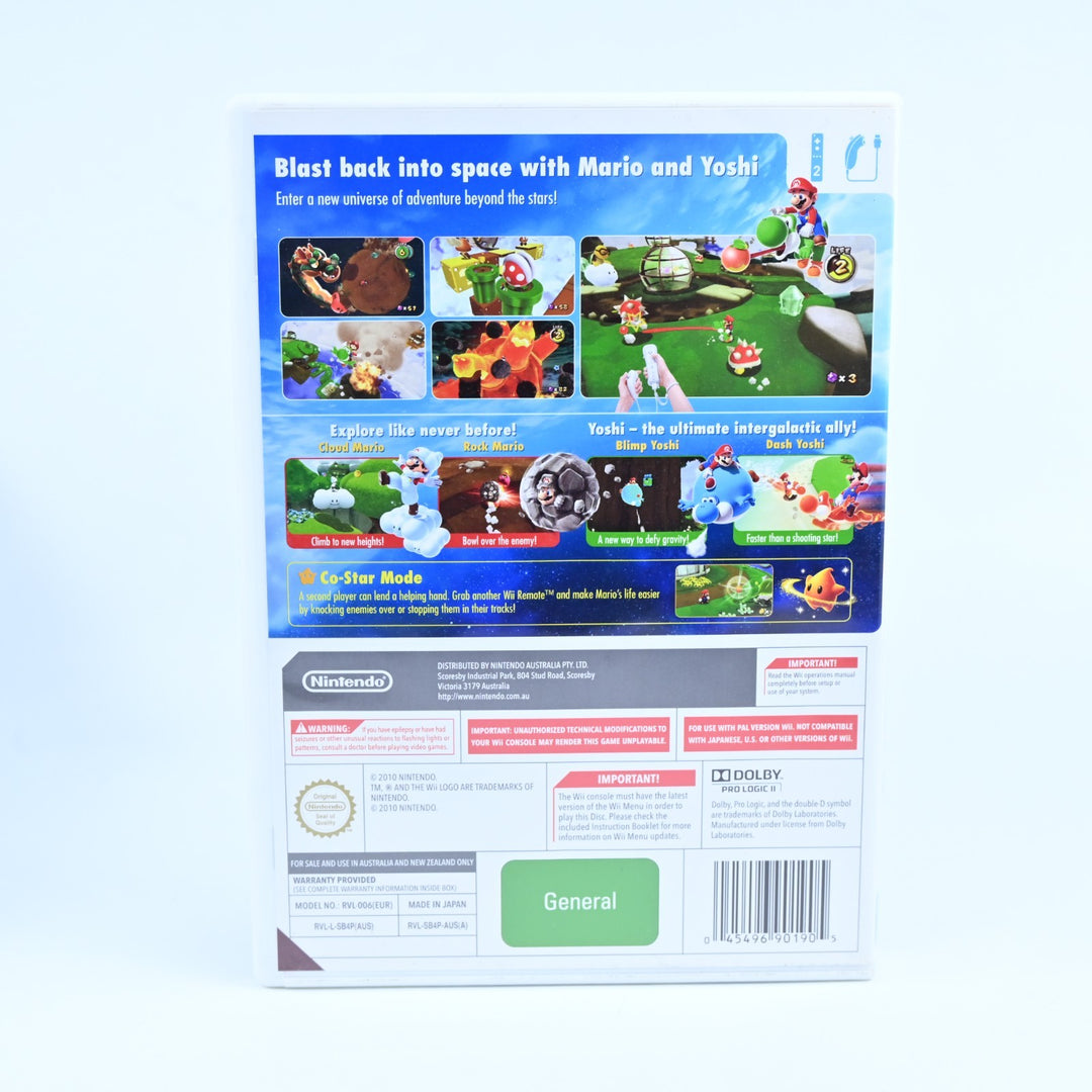 Super Mario Galaxy 2 - Nintendo Wii Game + Manual + Tutorial Disc - PAL