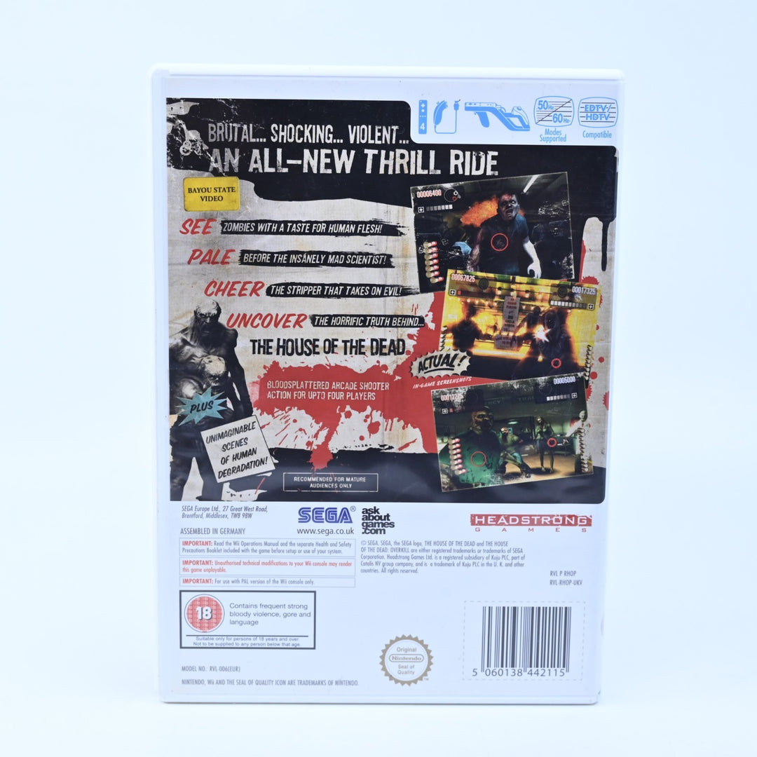 The House of the Dead - Overkill Collector's Edition -Nintendo Wii Game + Manual