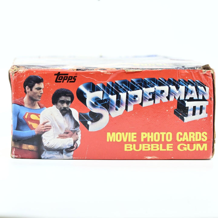 VINTAGE 1983 - Superman III Movie Trading Cards - Wax Box 36 Packs - Topps