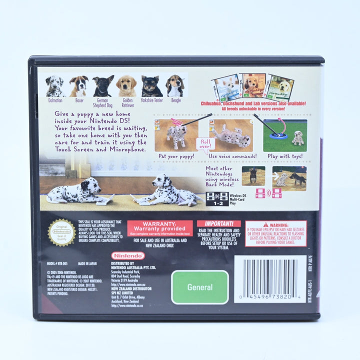Nintendogs: Dalmatian & Friends - Nintendo DS Game - PAL + Manual - FREE POST!