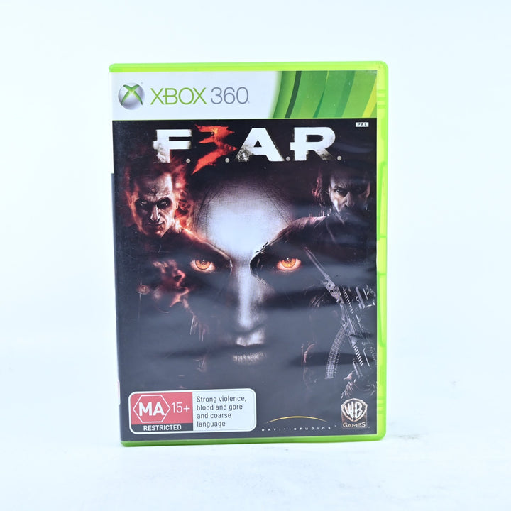 F3AR - Xbox 360 Game + Manual - PAL - MINT DISC! Fear 3 - F.3.A.R. - F.E.A.R