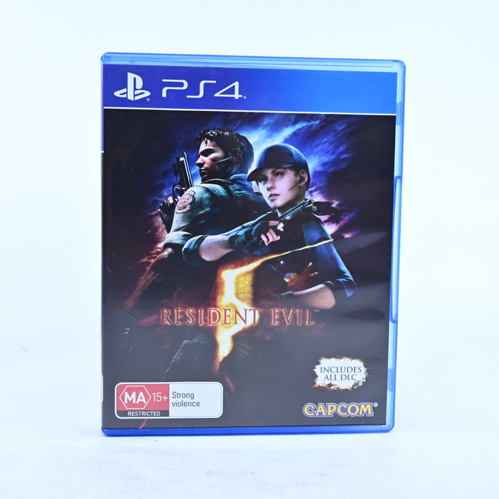 Resident Evil 5 - Sony Playstation 4 / PS4 Game - MINT DISC!