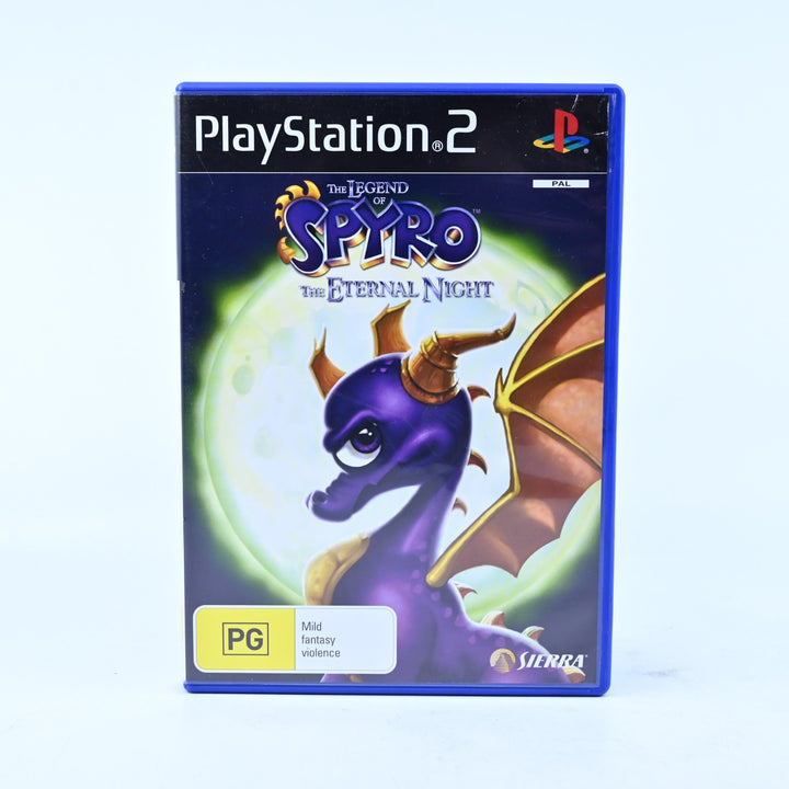 The Legend of Spyro: The Eternal Night - Sony Playstation 2 / PS2 Game + Manual