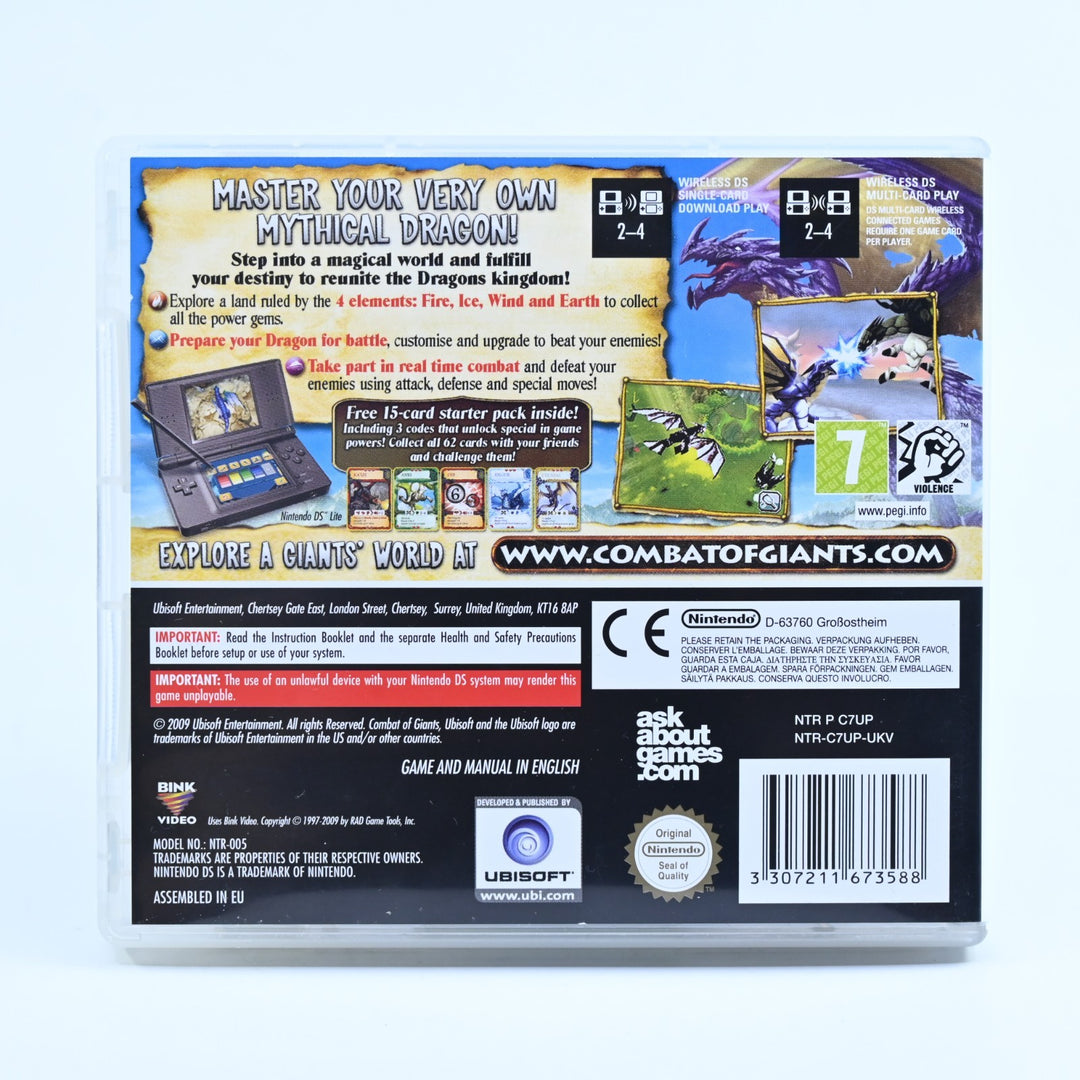 Combat of Giants: Dragons - Nintendo DS Game + Manual - PAL - FREE POST!