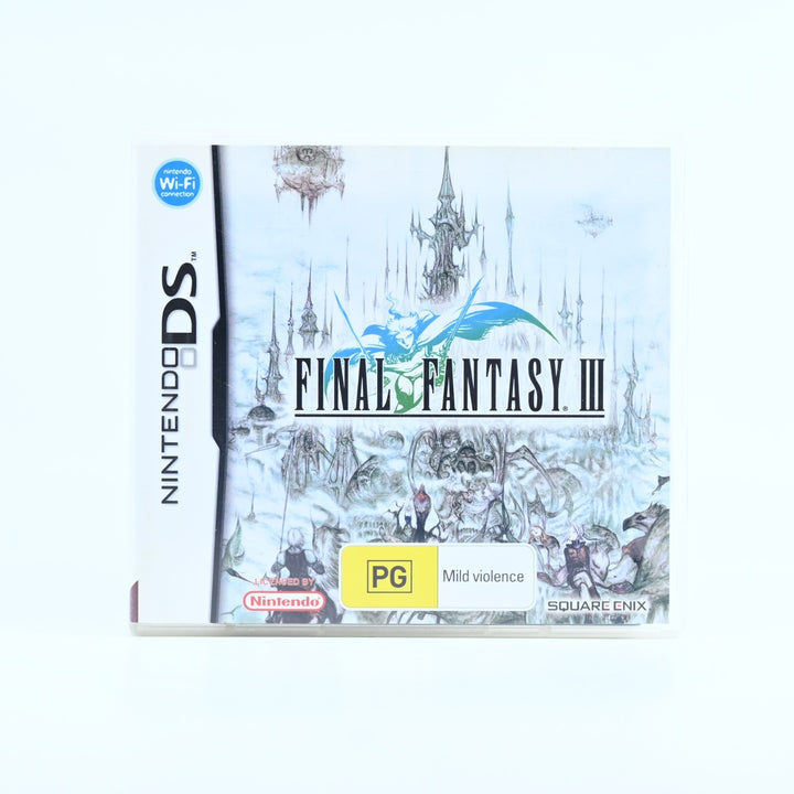Final Fantasy III - Nintendo DS Game - PAL + Manual - FREE POST!