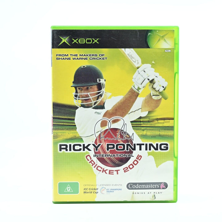 Ricky Ponting International Cricket 2005 - Original Xbox Game + Manual