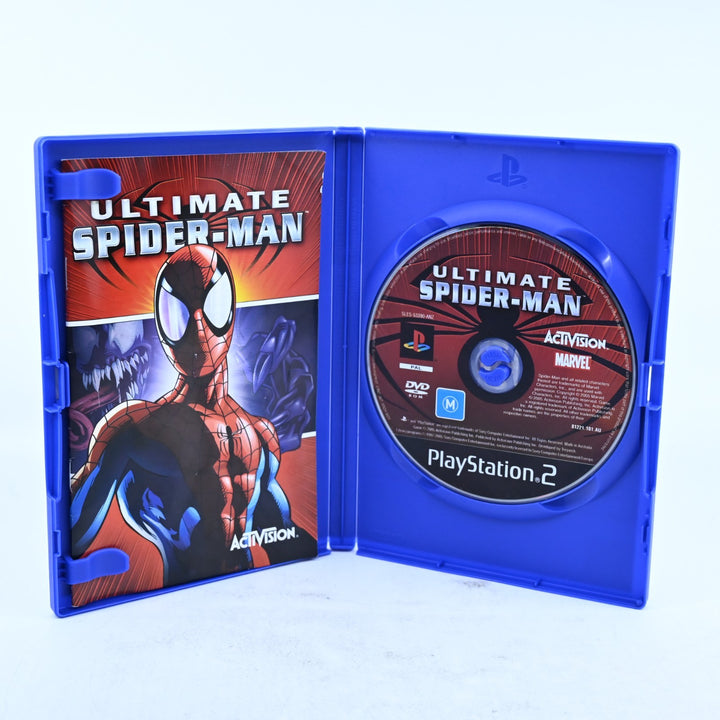 Ultimate Spider-Man - Sony Playstation 2 / PS2 Game + Manual - PAL - MINT DISC!
